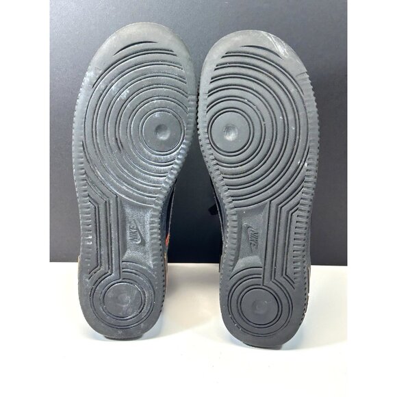 Nike Air Force 1 Low LV8 KSA CT4683-001 Kids US 7Y Shoes Black Leather Sneakers - Picture 9 of 16